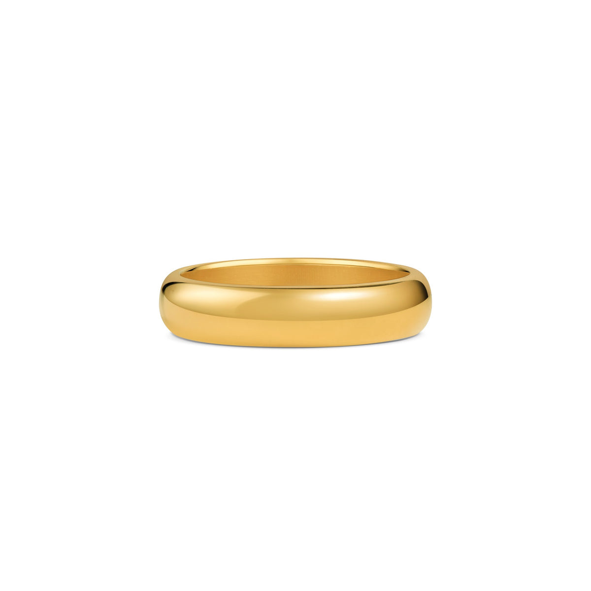 Seven Aunties Collection. Nia Gold Ring in 18ct yellow gold  2-5 - 4mm width. Timeless and versatile, ideal as a wedding, engagement, or stacking ring with understated elegance.